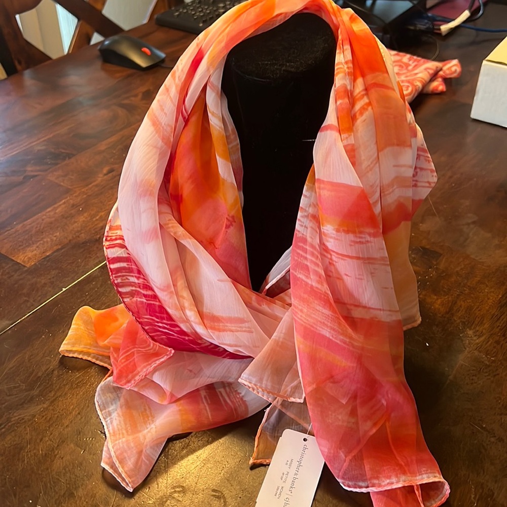 Christopher and Banks striped scarf